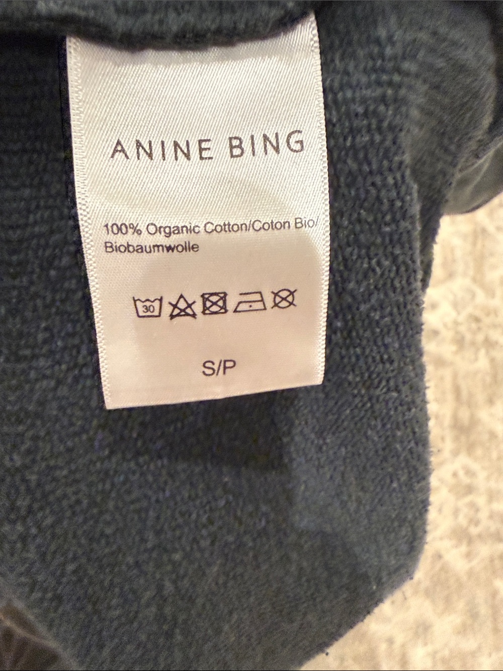 Anine Bing Black 'PARIS' Crewneck Sweatshirt - Picture 5 of 5